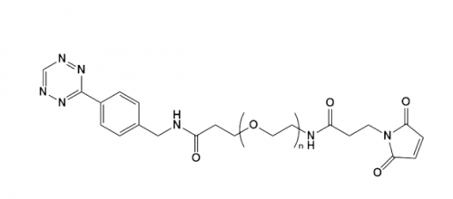 Tetrazine-PEG-Maleimide 四嗪-聚乙二醇-马来酰亚胺