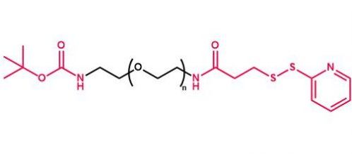 叔丁氧羰基聚乙二醇巯基吡啶 BOC-NH-PEG-OPSS