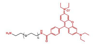罗丹明聚乙二醇氨基 Rhodamine-PEG-NH2
