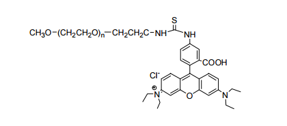 甲氧基聚乙二醇罗丹明 mPEG-Rhodamine B