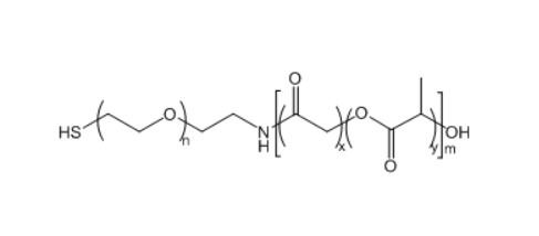 聚乳酸羟基乙酸共聚物聚乙二醇巯基 PLGA-PEG-SH