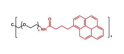 四臂聚乙二醇芘丁酸 4ARM-PEG-Pyrene