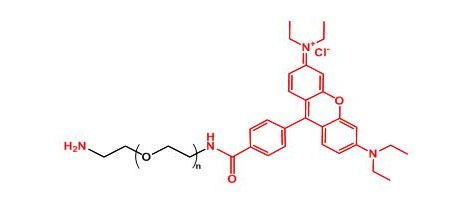 罗丹明聚乙二醇氨基 Rhodamine-PEG-NH2