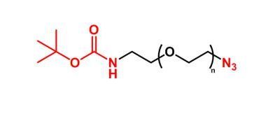 叔丁氧羰基聚乙二醇叠氮 BOC-NH-PEG-N3