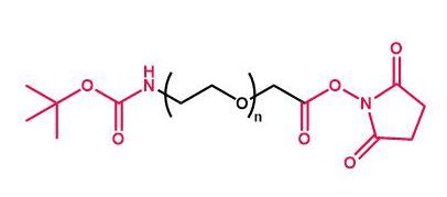 叔丁氧羰基聚乙二醇活性酯 Boc-NH-PEG-NHS