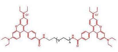 二罗丹明聚乙二醇 Rhodamine-PEG-Rhodamine