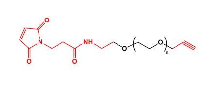 马来酰亚胺聚乙二醇炔 MAL-PEG-Alkyne