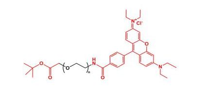 罗丹明聚乙二醇叔丁酯 RB-PEG-COOtBu