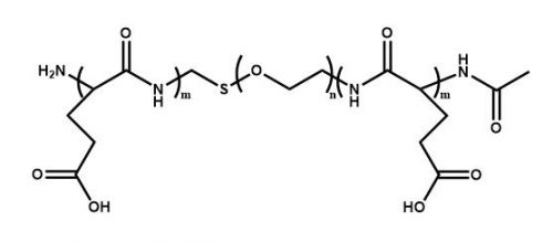 聚谷氨酸聚乙二醇聚谷氨酸  PGA-b-PEG-b-PGA