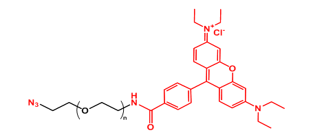罗丹明B聚乙二醇叠氮 Rhodamine B-PEG-Azide