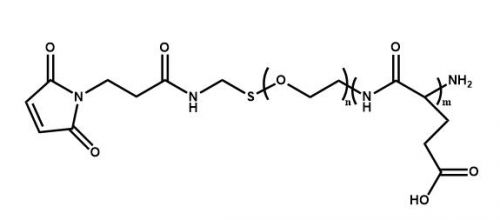 聚谷氨酸-聚乙二醇-马来酰亚胺，PGA-PEG-MAL