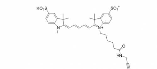 diSulfo-Cy5 alkyne(Ethyl)/水溶性Cy5 alkyne(Ethyl)