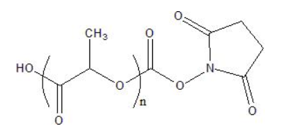 HO-PDLLA-NHS，活性酯封端消旋聚乳酸，活性酯化PDLLA