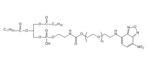 DSPE-PEG-NBD,磷脂-聚乙二醇-硝基苯恶二唑