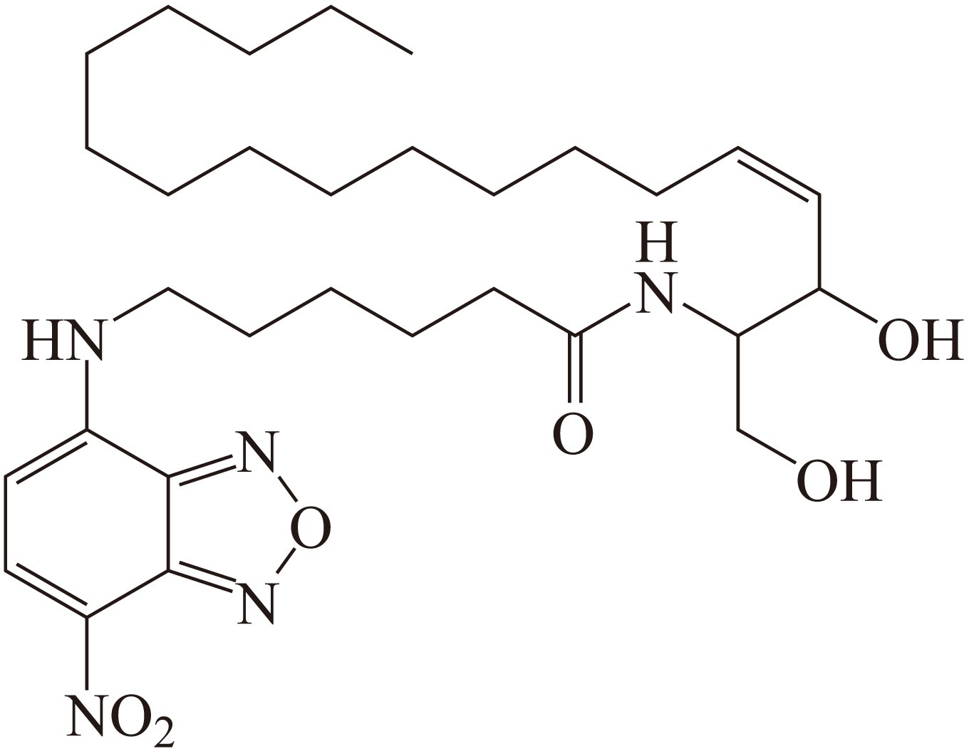 NBD C6-Ceramide（NBD C6-神经酰胺） 货号:               N7028  规格:               1mg